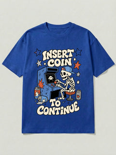 Insert Coin Oversized Tee