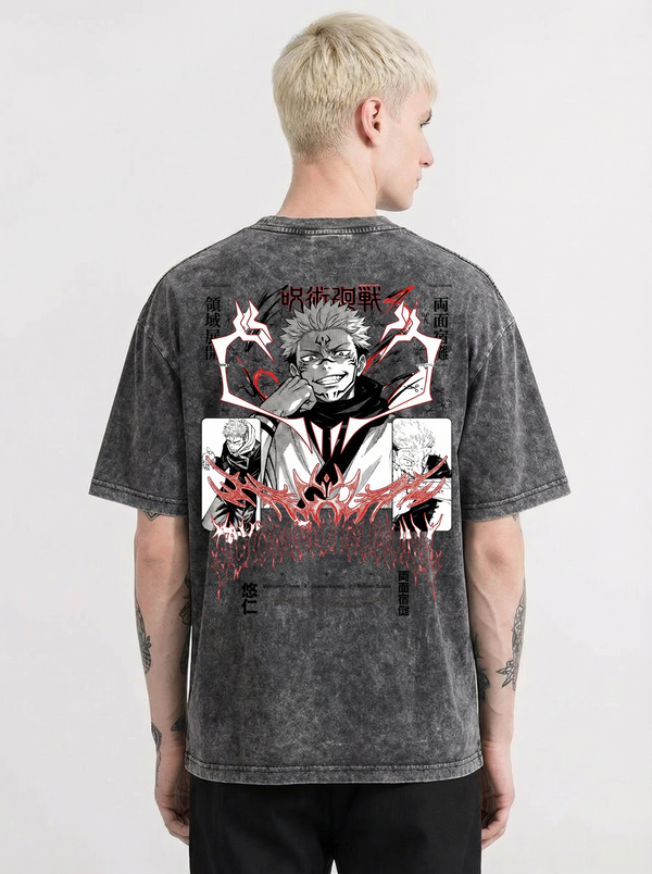 Sukuna Cursed King Oversized Tee