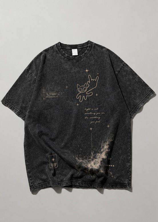 Cosmic Cat Oversized Tee