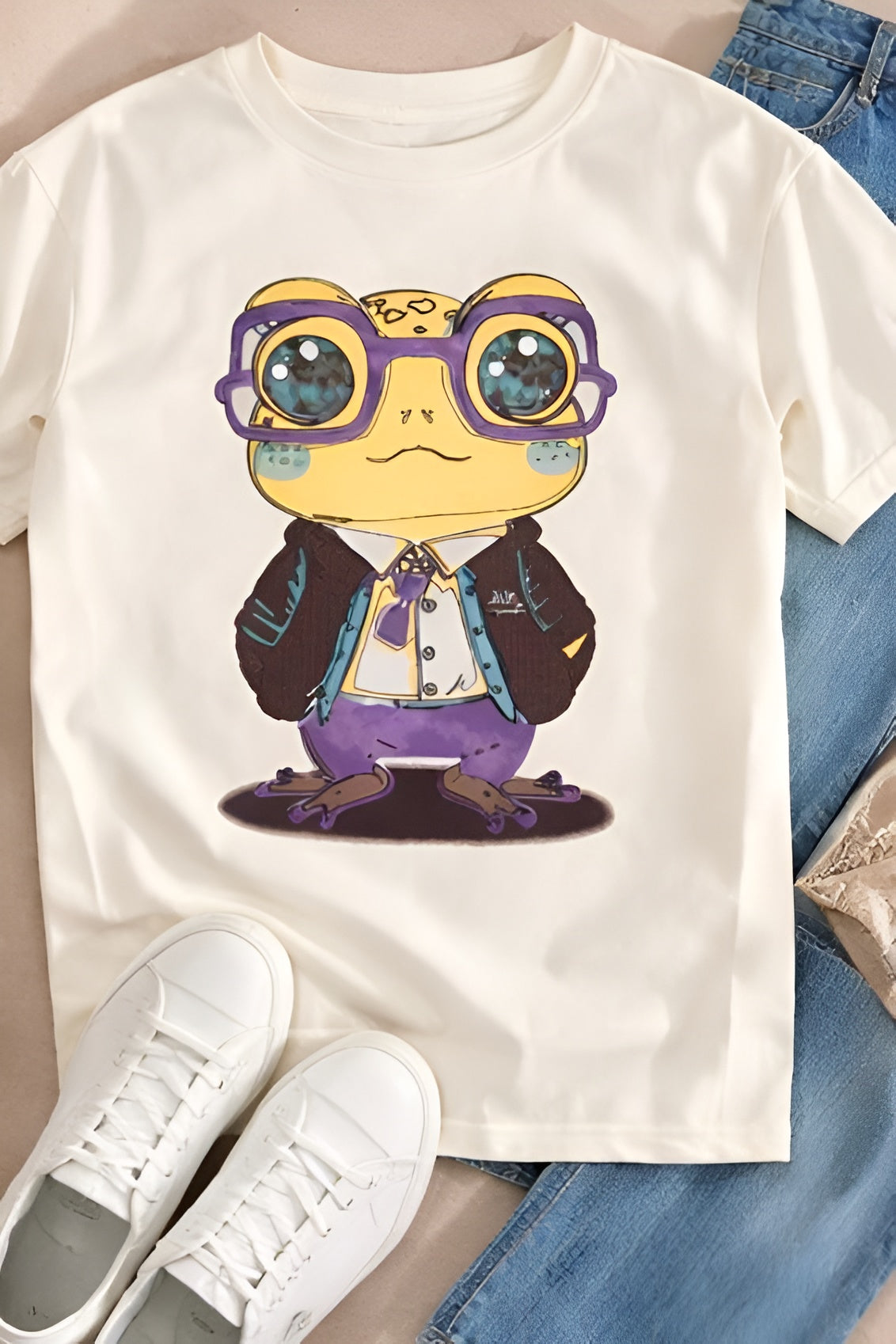 Organic Vibes Frog Graphic Tee