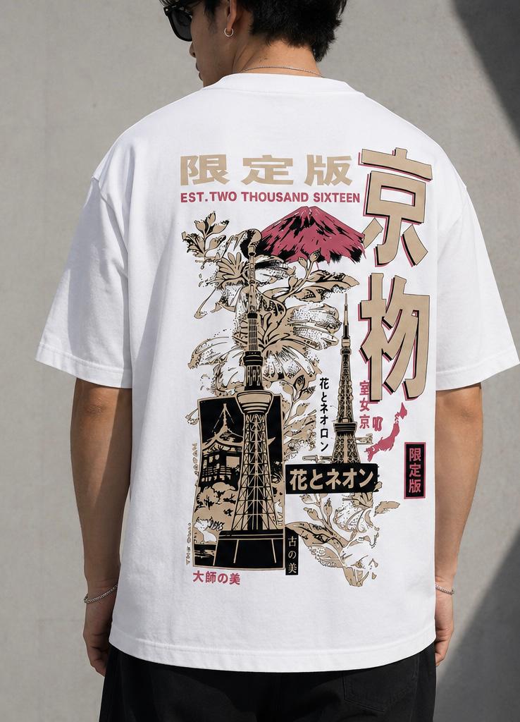 Tokyo Bloom Oversized Tee