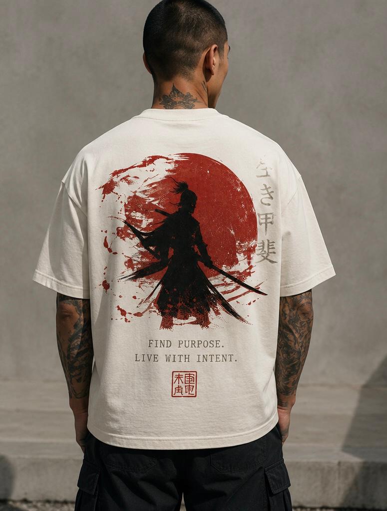 Crimson Ronin Oversized Tee